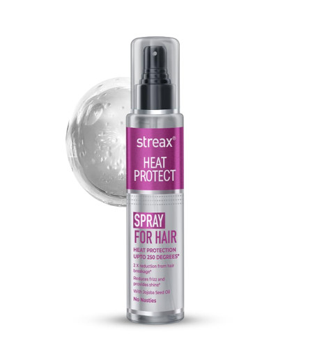 Streax Heat Protectant Spray for Hair - 100 ml (Pack of 2)