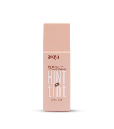 Asaya under one sun hint of tint tinted Sunscreen 50SPF 40ml - free ship