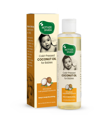 Mother Sparsh Cold Pressed Virgin Coconut Oil for Baby 200 ml
