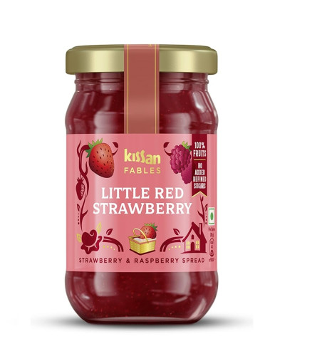 Kissan Strawberry & Raspberry Spread 340g - free shipping