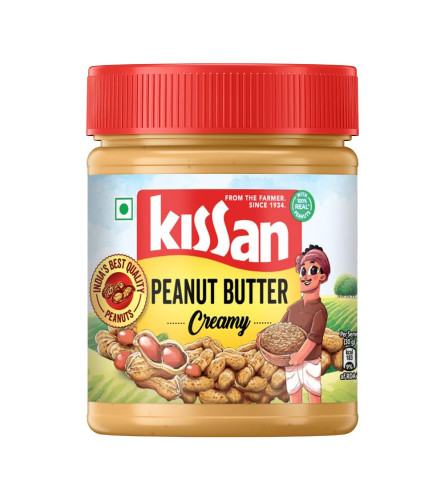 Kissan Peanut Butter Bottle Creamy ,350 grams - free shipping