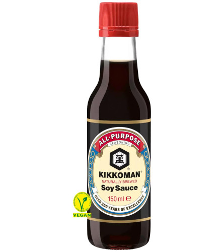 Kikkoman Soy Sauce Bottle, 150 ml - free shipping