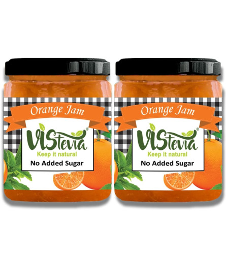 Vistevia Sugar Free Orange Jam 220gm (pack of 2) - free shipping