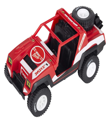 Giggles Funskool - Mrf Racing Jeep, Multicolour Push and Go vehicle - free shipping