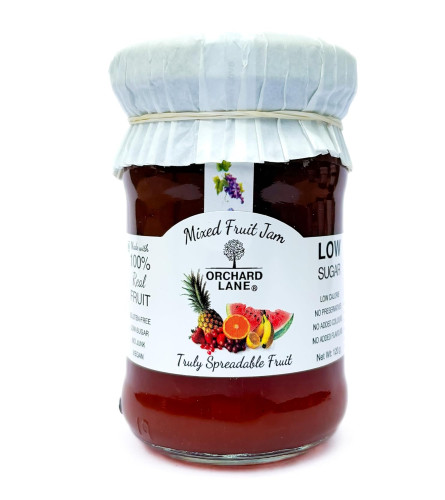 Orchard Lane Healthy MIXED FRUIT Jam 120gm - free shipping