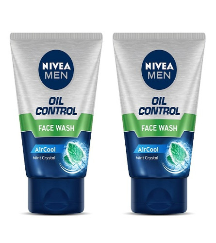 NIVEA MEN Oil Control Face Wash 100 gm (pack of 2) free shipping
