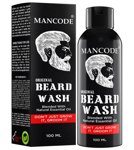 Mancode Original Beard Wash 100 ml - free shipping