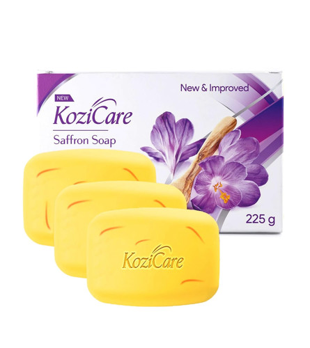 Kozicare Saffron Soap 75 Gm (Pack of 3)