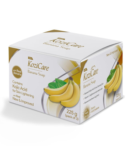 Kozicare Kojic Acid & Banana Soap 75 Gm (Pack of 3)