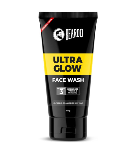 Beardo Ultraglow Face Wash for Men 100g - free shipping