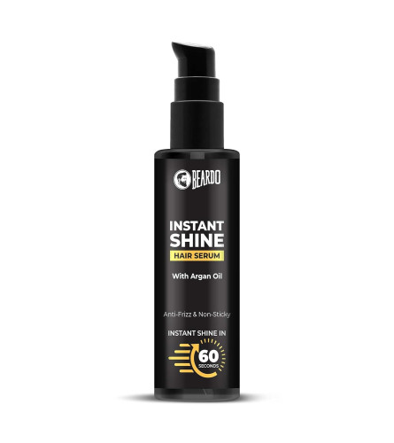 Beardo Instant Shine Hair Serum for Men – 50ml - free shipping