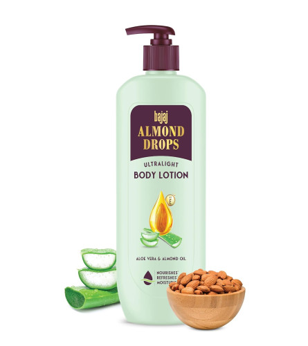 Bajaj Almond Drops Ultralight Body Lotion 400 ml