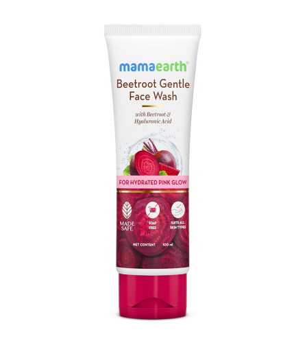 Mamaearth Beetroot Gentle Face Wash 100 ml (Pack of 2)