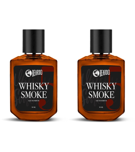 BEARDO Whisky Smoke Perfume For Men, 50Ml X 2 - free shipping