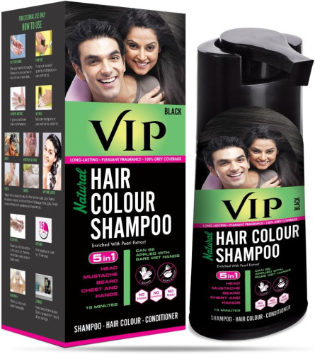 Shampoing colorant VIP 5-en-1 Noir France