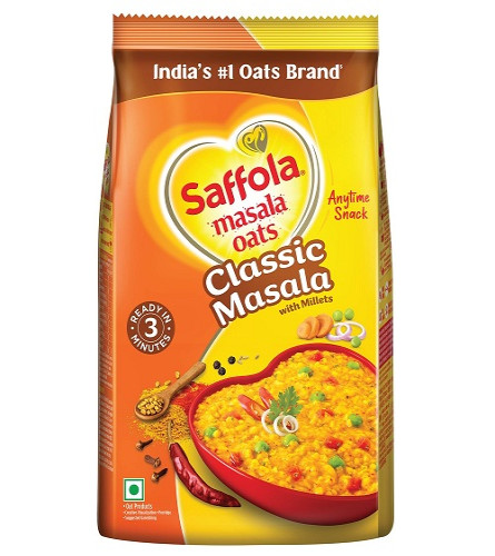 Saffola Masala Oats Clásicos con Mijo, Bajra y Jowar