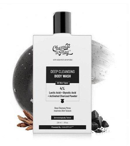 Chemist At Play Gel de Ducha Exfoliante con Ácido Glicólico