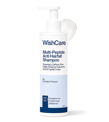 WishCare Champú Anticaída con Multipéptidos para Todo Tipo de Cabello