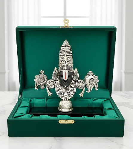 German Silver Plated Balaji Statue
