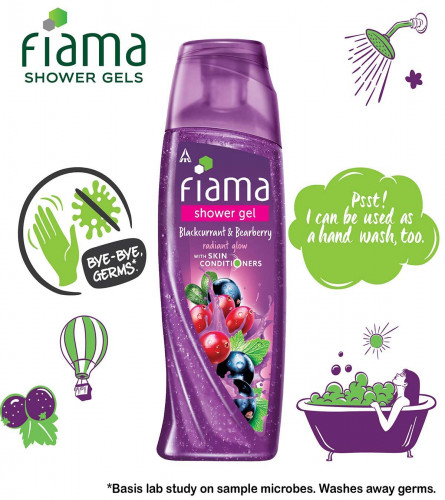 Fiama Shower Gel Blackcurrant & Bearberry Body Wash