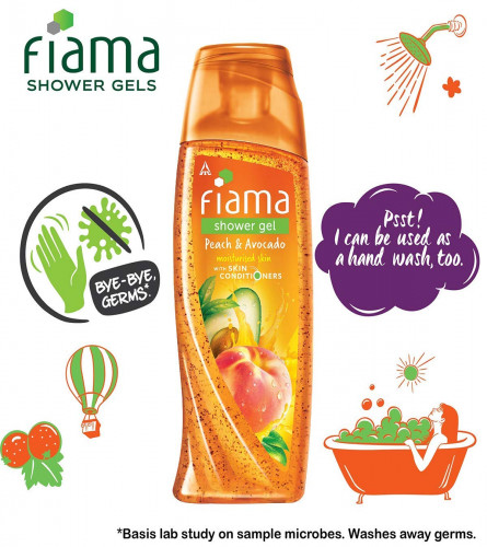 Fiama Shower Gel Peach & Avocado, Body Wash
