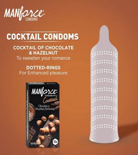 Manforce Cocktail Chocolate-Flavoured Condoms