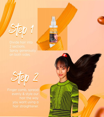 Livon Super Styler Serum for Women & Men for Hair Straightening