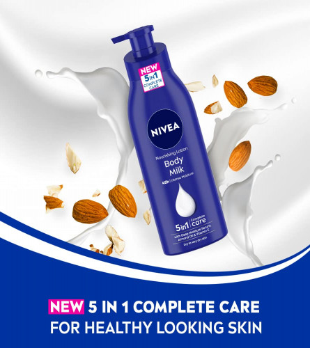 NIVEA Body Lotion 5 in1 For Dry Skin Men & Women