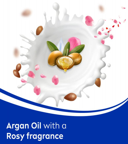 NIVEA Body Lotion,Oil in Lotion Rose & Argan Oil,For Dry Skin Women