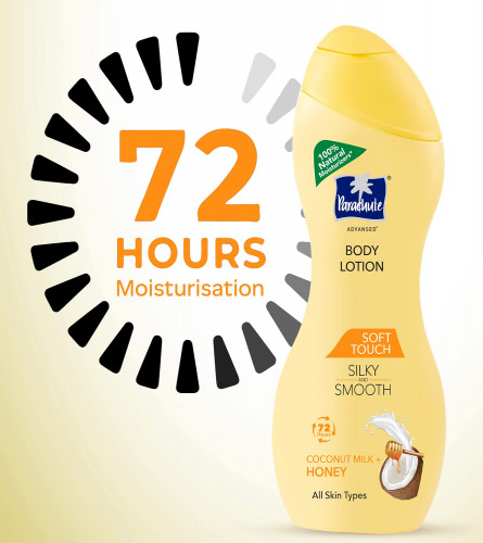 Parachute Advansed Soft Touch Body Lotion for Women & Men, All Skin types