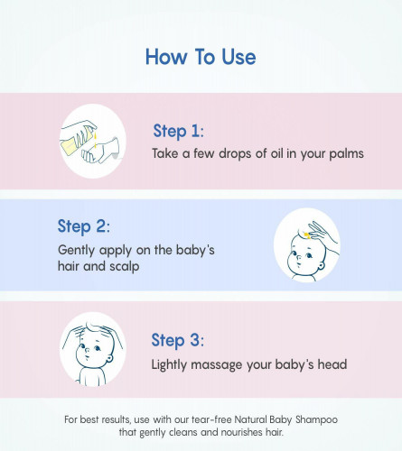 The Moms Co.Coconut Natural 10-In-1 Baby Hair Oil