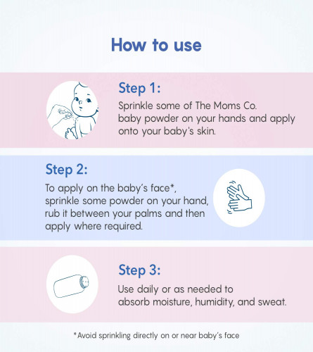 The Moms Co. Talc-Free Natural Moisturizing Baby Powder