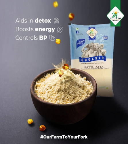 24 Mantra 100 % Organic Sattu Atta
