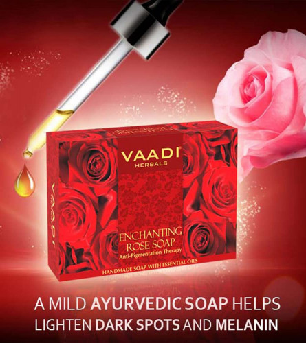 Vaadi Herbals Enchanting Rose Soap with Mulberry Extract