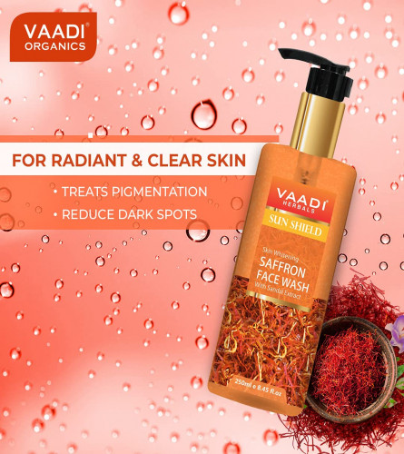 Vaadi Herbals Skin Whitening Saffron Face Wash With Sandal Extract