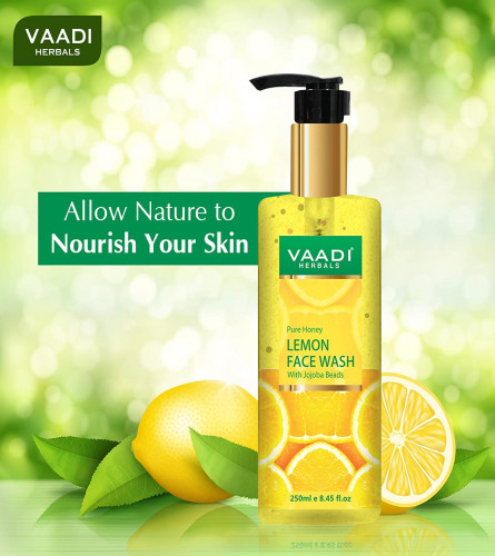 Vaadi Herbals Honey Lemon Face Wash With Jojoba Beads