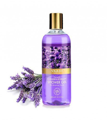 Vaadi Herbals Shower Gel, Heavenly Lavender and Rosemary