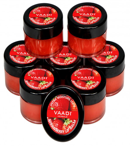 Vaadi Herbals Lip Balm,Strawberry and Honey