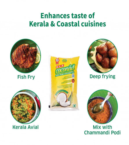 KLF Coconad Pure Coconut Cooking Oil