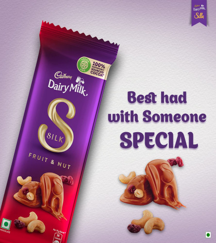 Cadbury Dairy Milk Silk Fruit & Nut Chocolate Bar