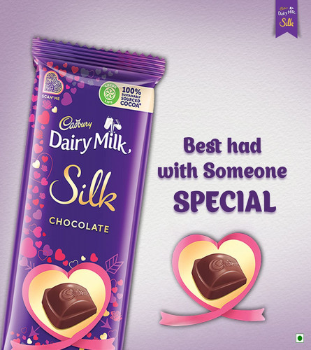 Cadbury Dairy Milk Silk Valentine Chocolate Bar