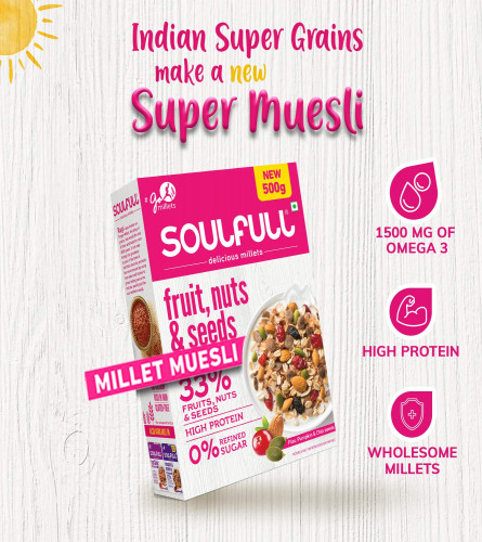 Tata Soulfull Fruits, Nuts & Seeds Millet Muesli