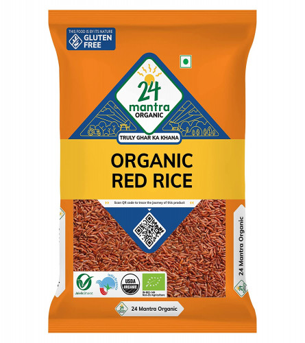 24 Mantra Organic Unpolished Red Rice Chawal