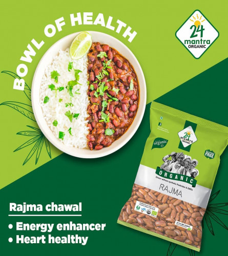24 Mantra Organic Unpolished Rajma