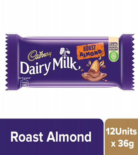 Cadbury Dairy Milk Roast Almond Chocolate Bar