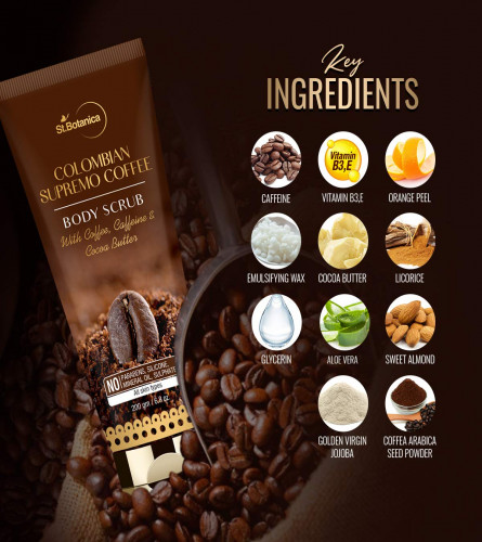 St.Botanica Colombian Supremo Coffee Body Scrub