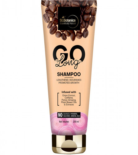 St.Botanica GO Long Hair Shampoo with Onion Oil, Caffeine, & Panax Ginseng