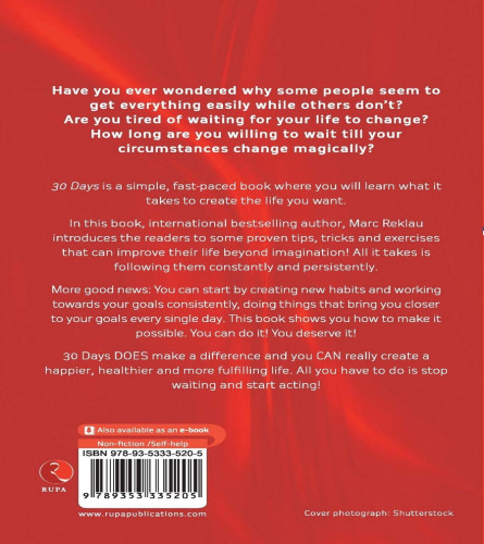 30 DAYS: Change your habits, Change your life Paperback