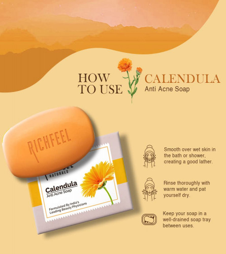 Richfeel Calendula Anti Acne Soap