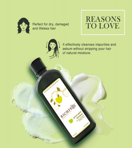 Richfeel Green Apple Shampoo